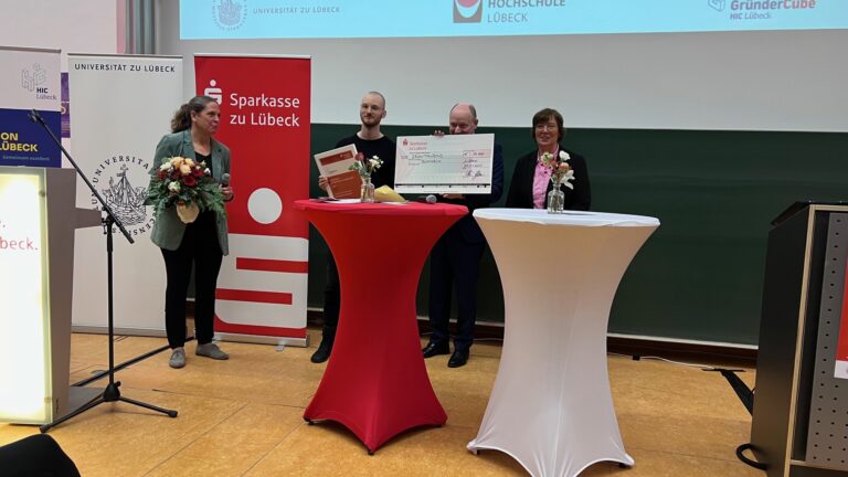 Sieg beim Gründerpreis der Sparkassen zu Lübeck